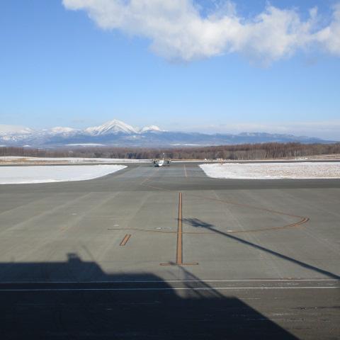 今日の中標津空港。